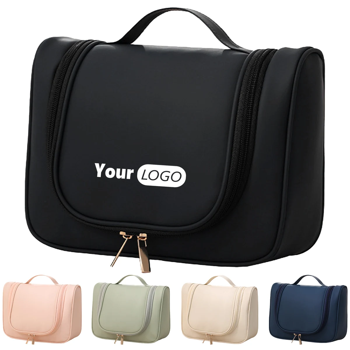 Pu Handheld Hanging Wash Bag 1