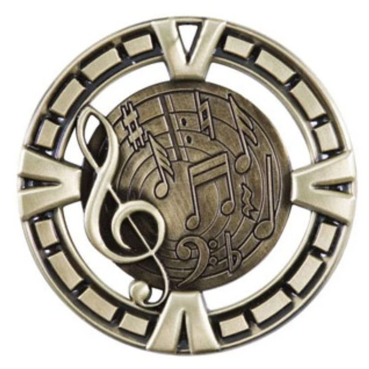 2-1/2" Music BG Medal 1