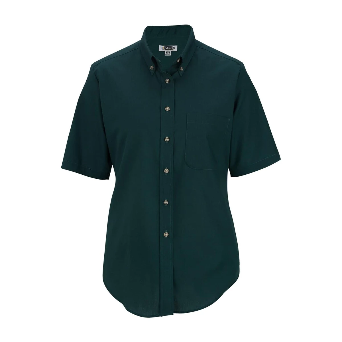 Easy Care Poplin Short Sleeve Ladies Shirt 1