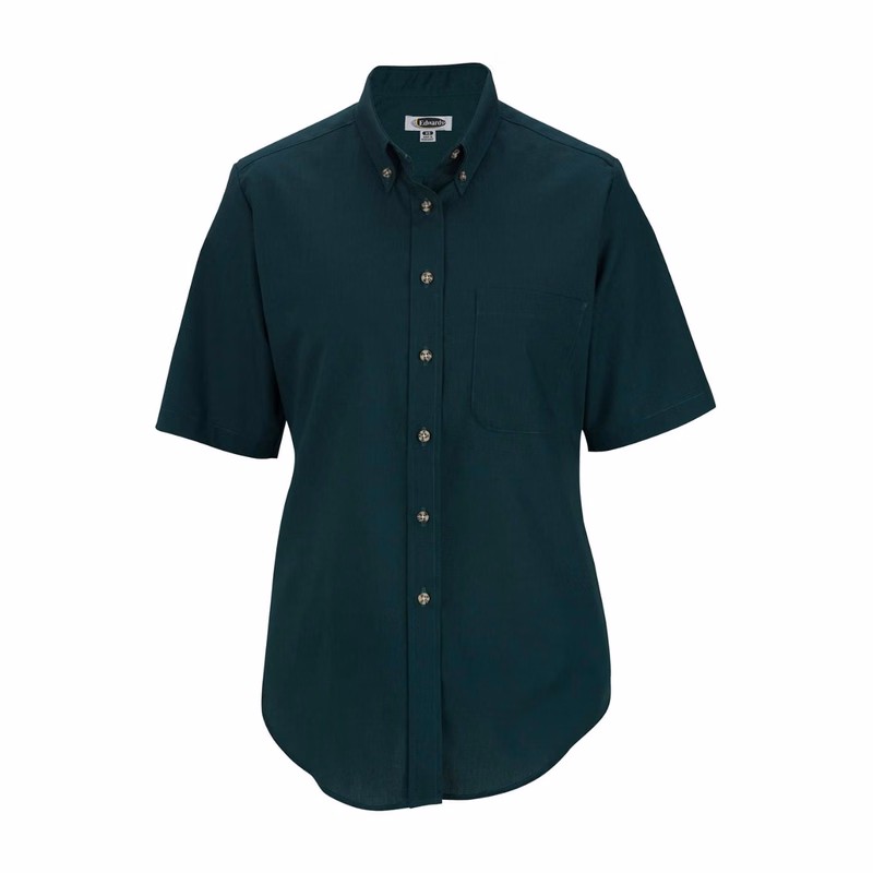 Easy Care Poplin Short Sleeve Ladies Shirt