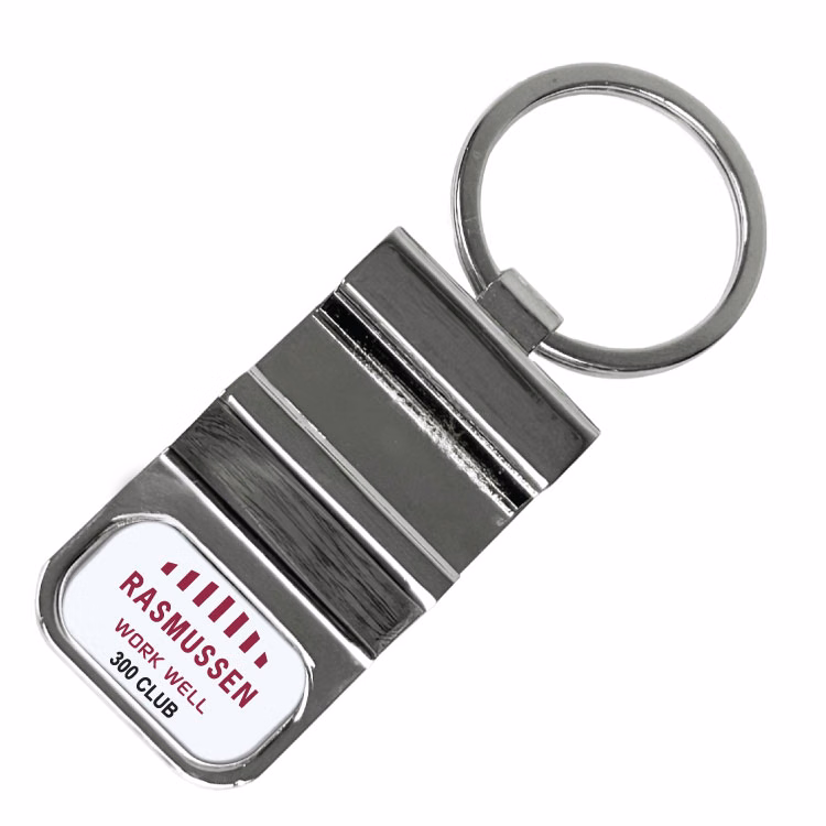 Silver Bottle Opener Key Tag