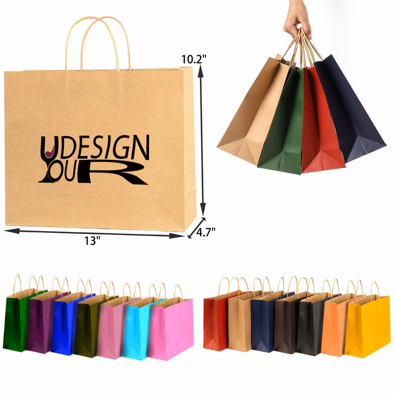 Eco Friendly Kraft Paper Tote Bag