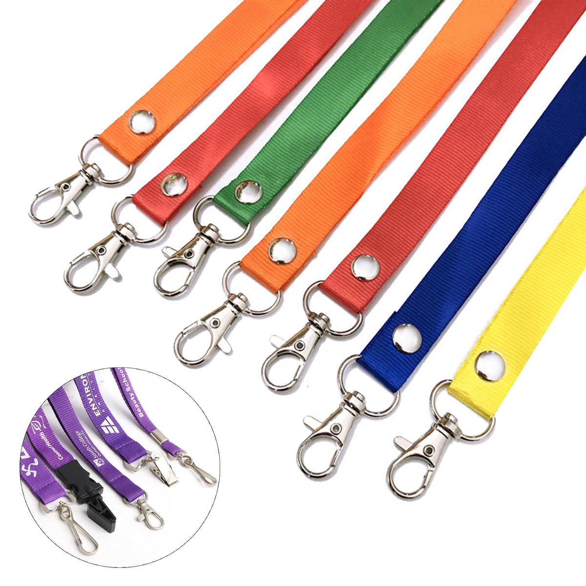 Polyester Lobster Clasp Lanyard 1
