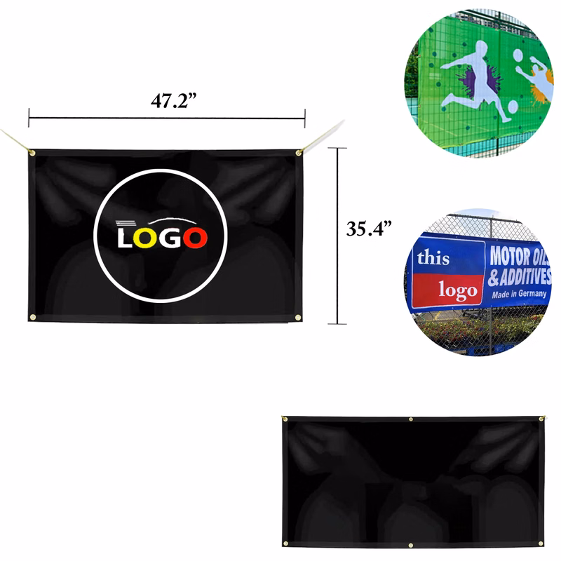 MOQ1 Custom size 360g PVC Banner Waterproof Birthday Ad