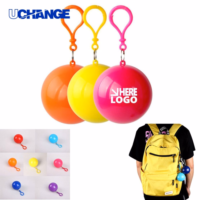 Ball-Shaped Single-Use Raincoat