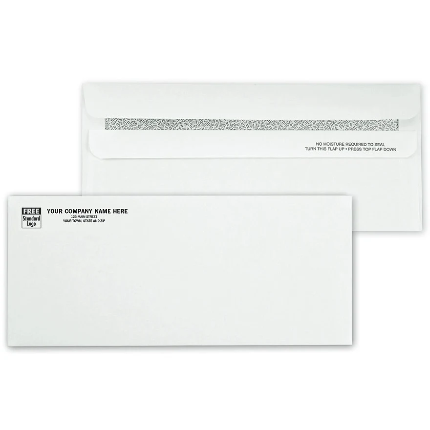 Envelopes, Number 10 confidential, self-seal, white 1