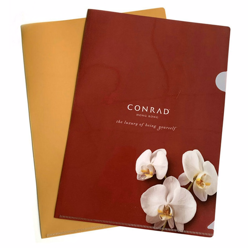 Clear Transparent L Shape Document Folder
