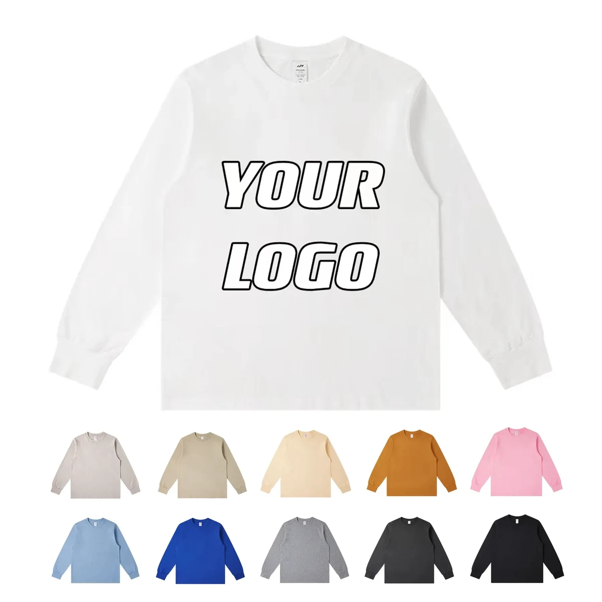 Customizable Advertising Long-Sleeve Tops Pullover, custom hoodie or sweatshirt with logo imprint 1