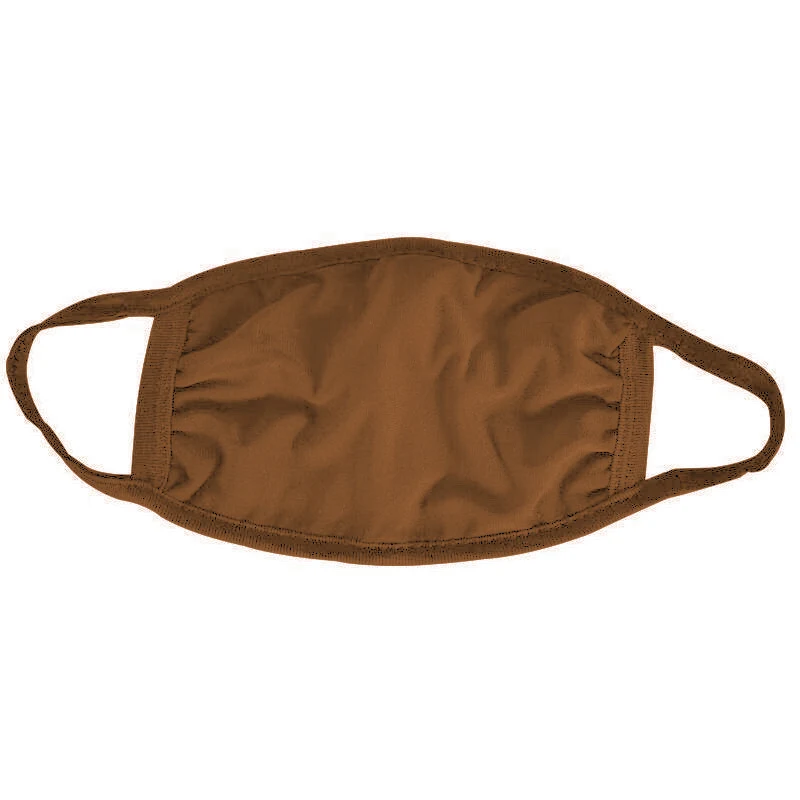 Brown Cotton Face Mask 1