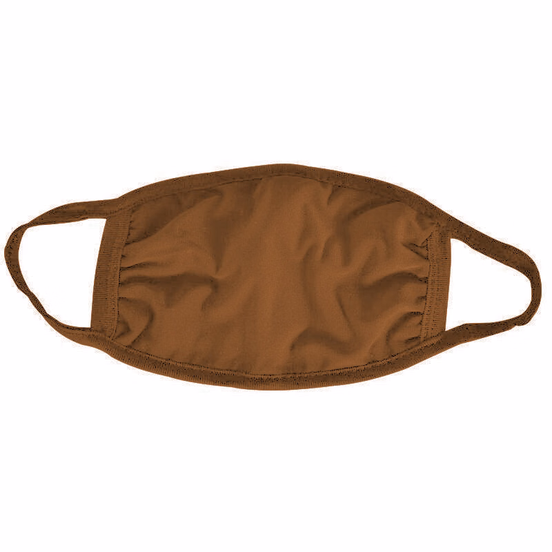 Brown Cotton Face Mask