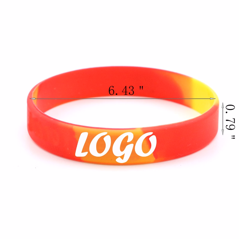 Rainbow Silicone Wristband