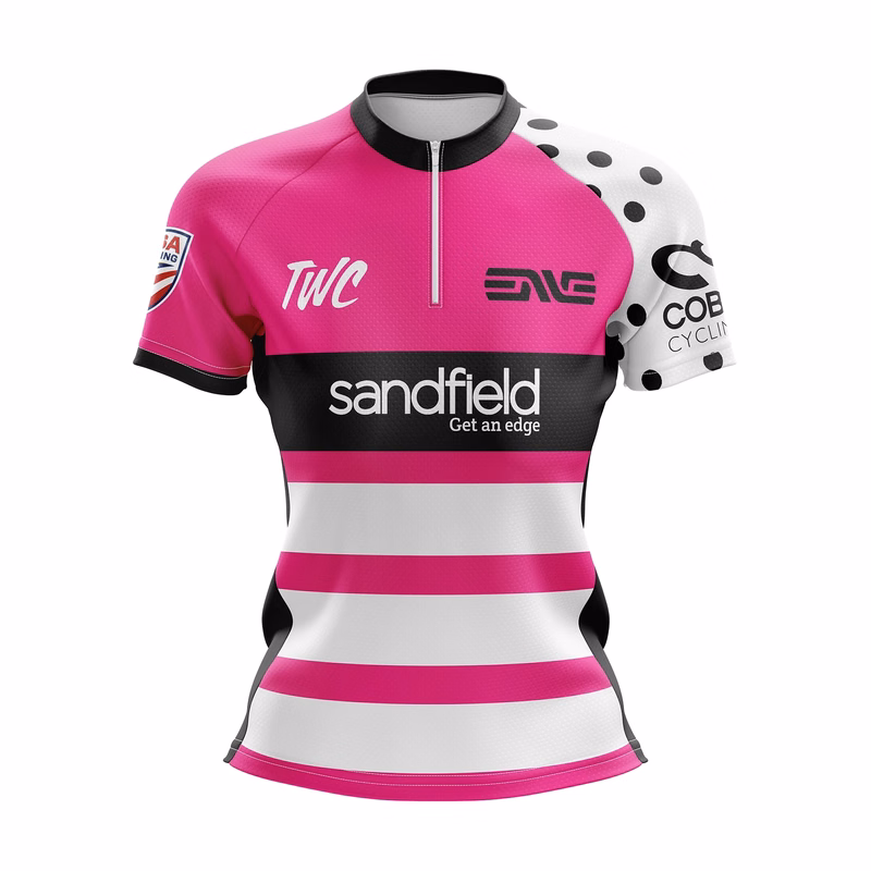 Women's 1/4 Zip Short Sleeve Cycling Jersey