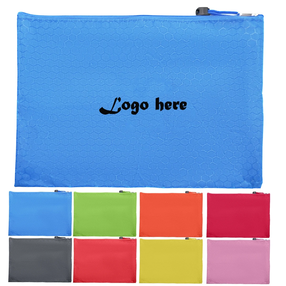 A4 Waterproof Zipper Documents Pouch Stationery Bag 1