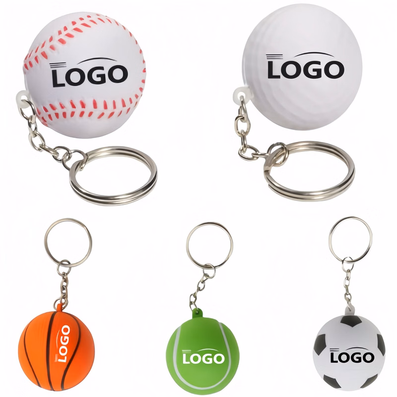 PU Ball Keychain