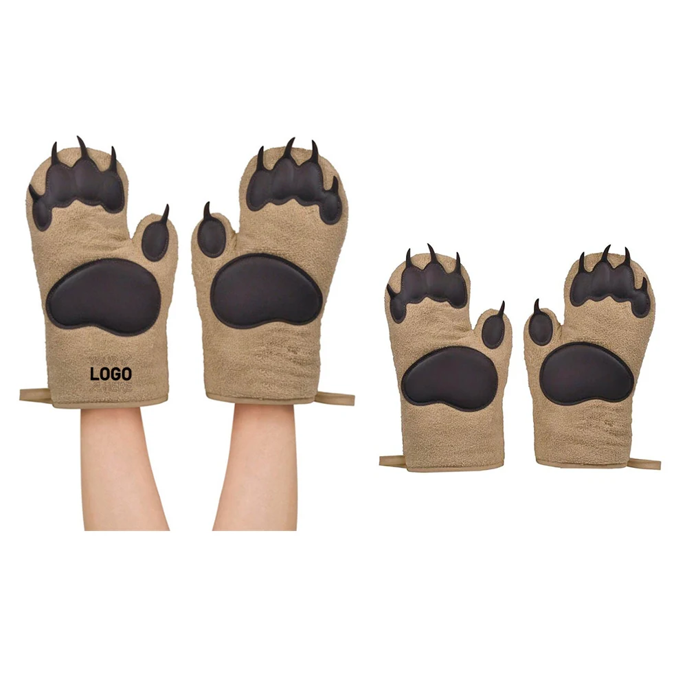 Fred and Friends Oven Mitts Bear Hands, Set of 2 1