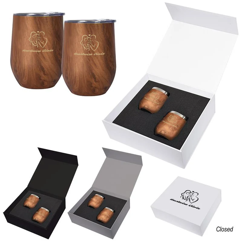 12 Oz. Gloney Stainless Steel Cup Gift Set 1