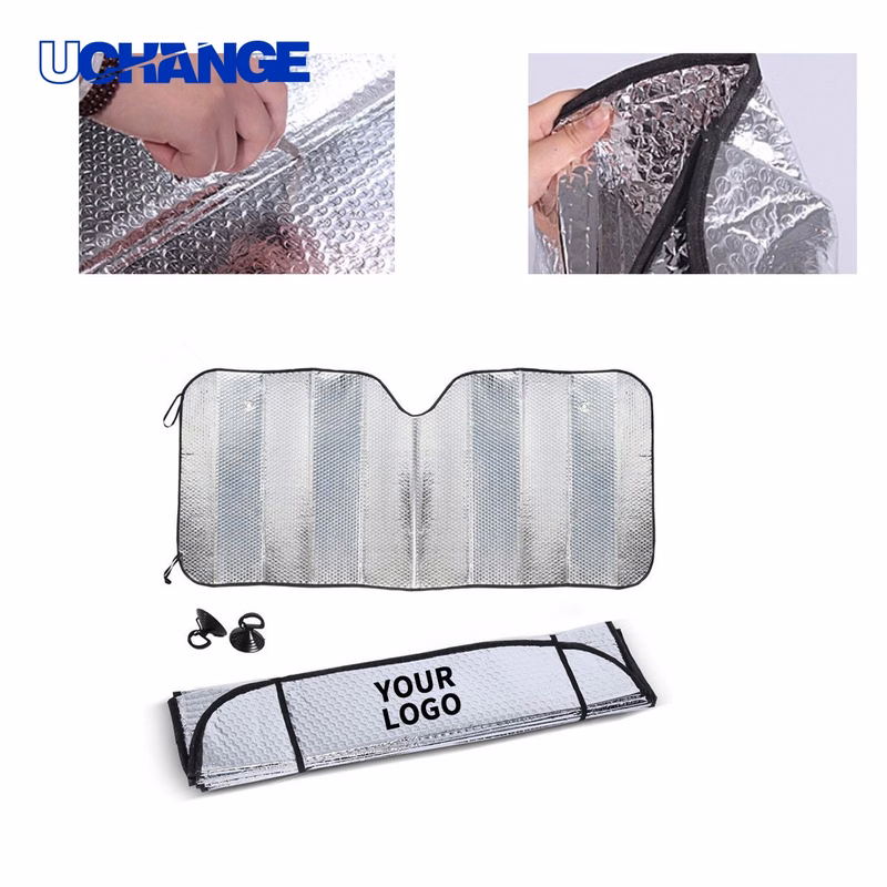 Reflective Car Windshield Sunshade 57.1" x 27.4" for Vehicle Use