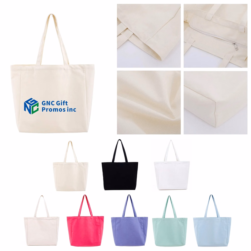 Reusable Heavy Duty Cotton Canvas Tote Bag