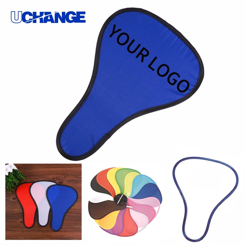 Compact Folding Hand Fan with Pouch