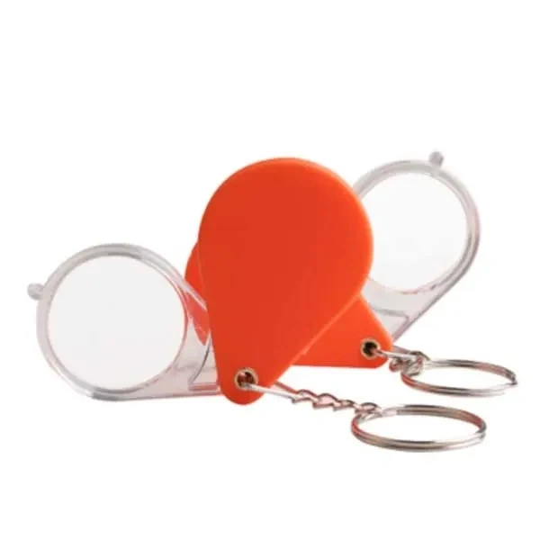 Folding Portable Pocket Reading Keychain10X Magnifier 1