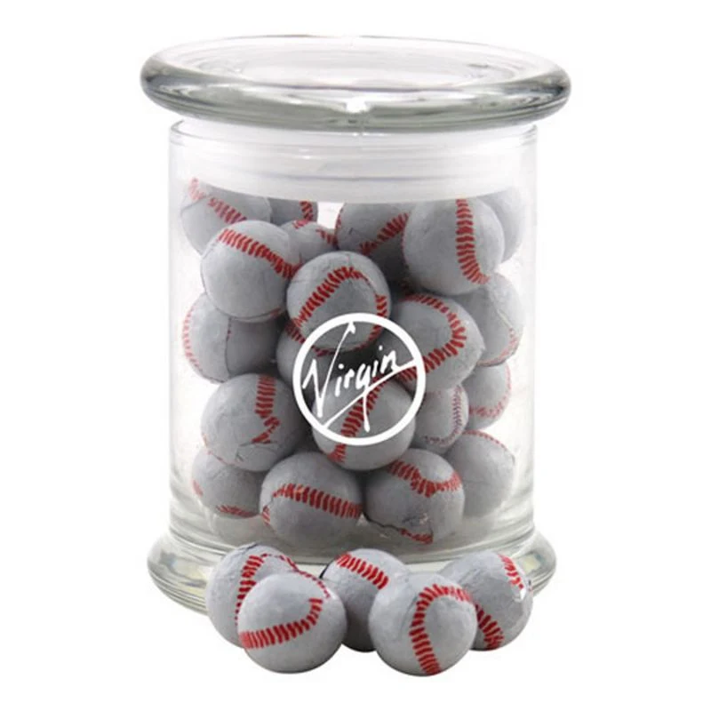 Jar with Chocolate Baseballs 1