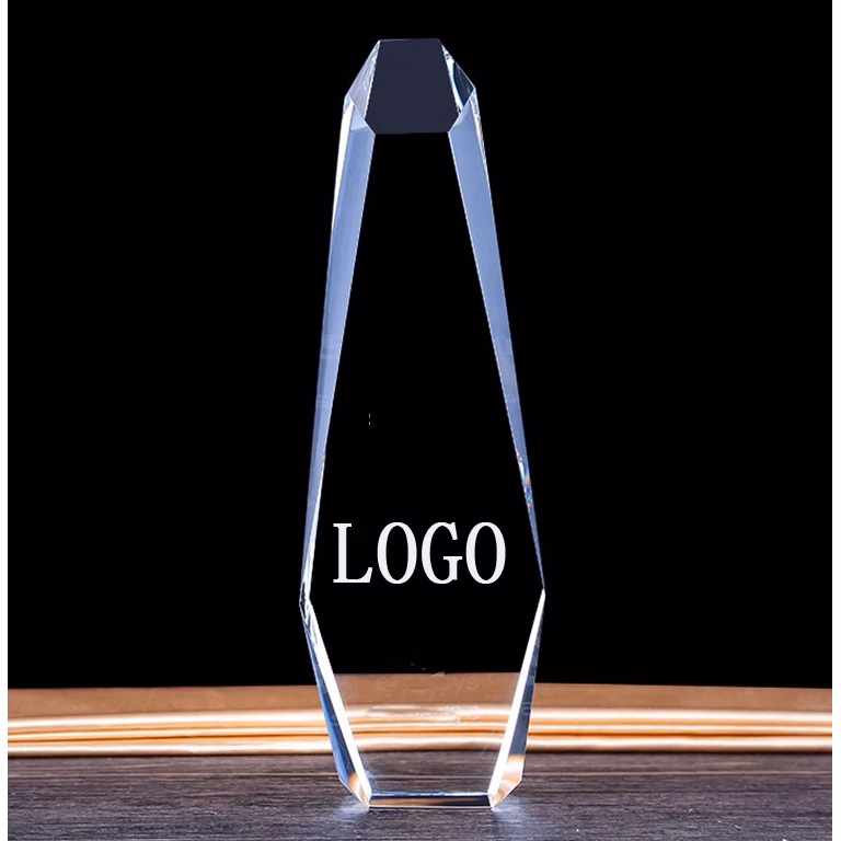 Engraved Crystal Iceberg Trophy