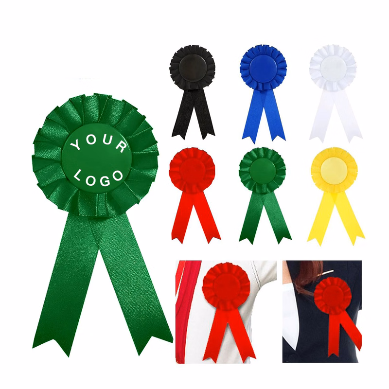 Event Tinplate Badge with Ribbon