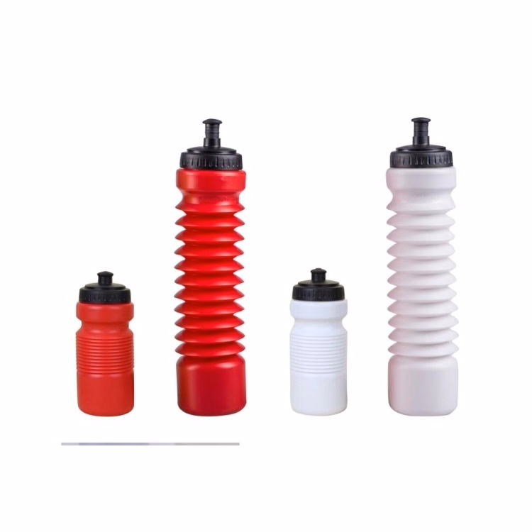 HDPE Plastic Retractable Elastic Sport Water Bottle