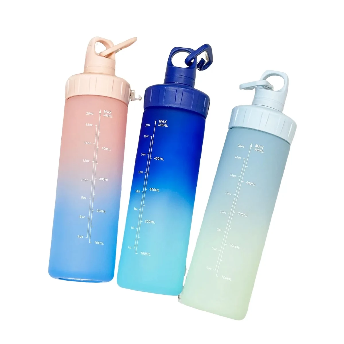 20.3 oz High Quality Gradient PP Sports Water Bottle 1