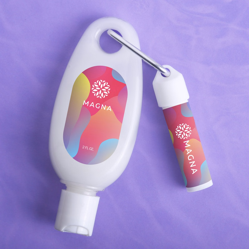Quench Hand & Body Lotion & Lip Moisturizer Carabiner Kit