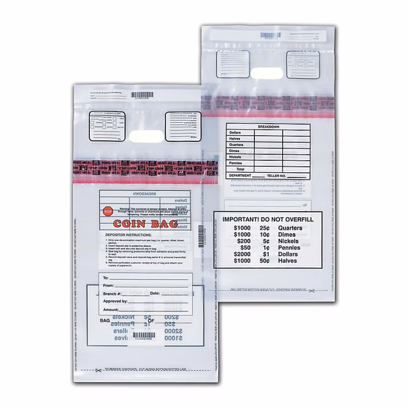 Deposit Bags, Heavy Duty Coin