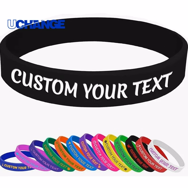 Silicone Wristband Flexible Bracelet for Events