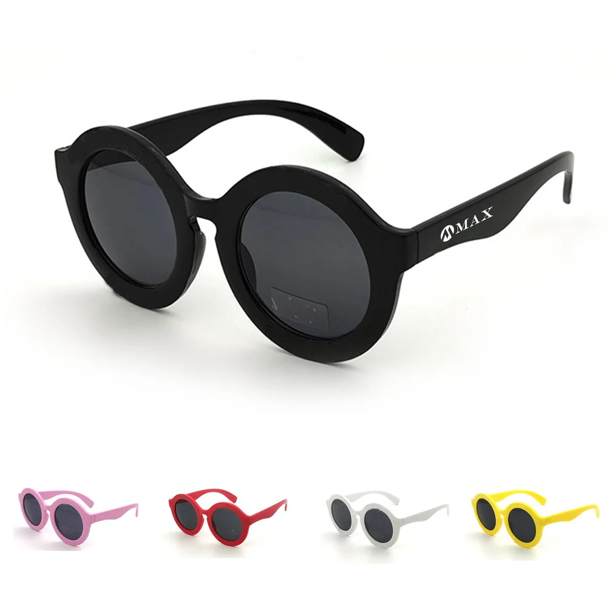 Customizable Round Frame Sunglasses 1