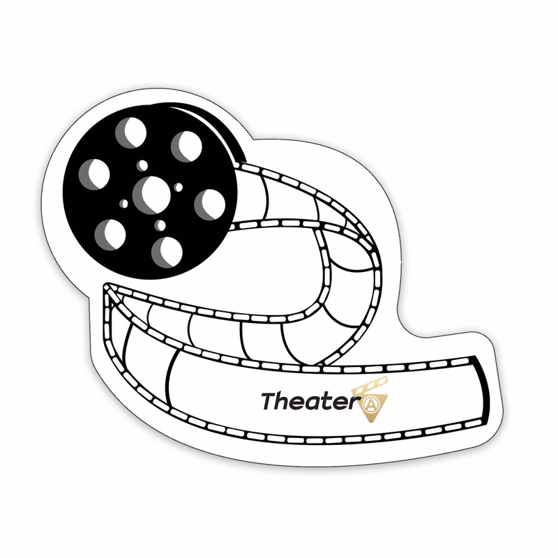 Film Reel Shaped NoteKeeper™ Magnet 20 Mil