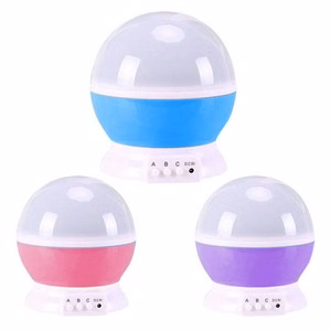 LED Star Projector Lamp With Rotating Light