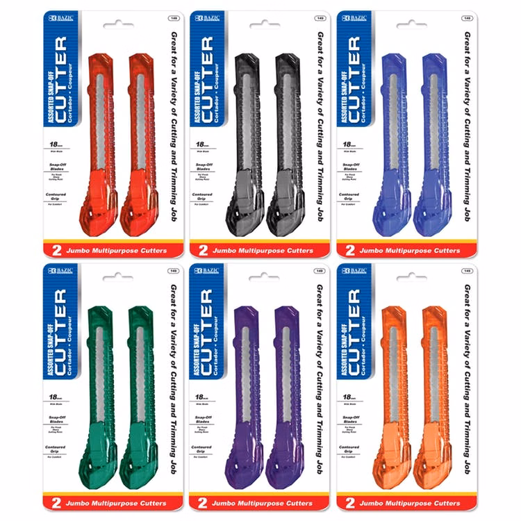 Multipurpose Cutters - 2 Pack  Assorted Colors