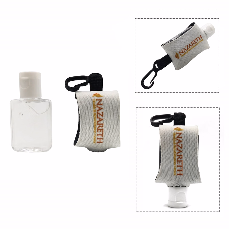 Cozy Clip Hand Sanitizer w/Neoprene Sleeve