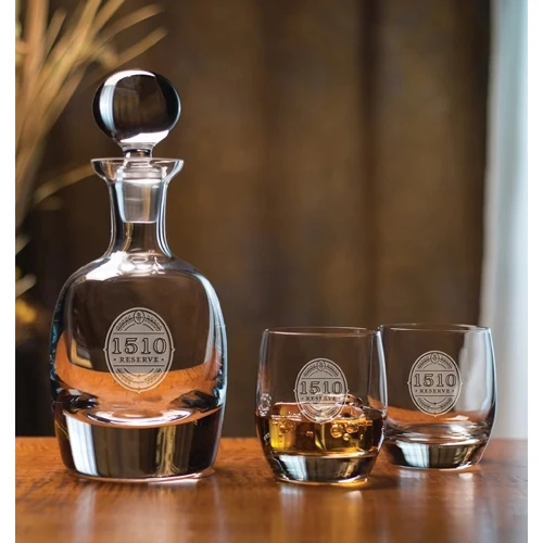 Barrel Decanter Set, 3-Piece 1