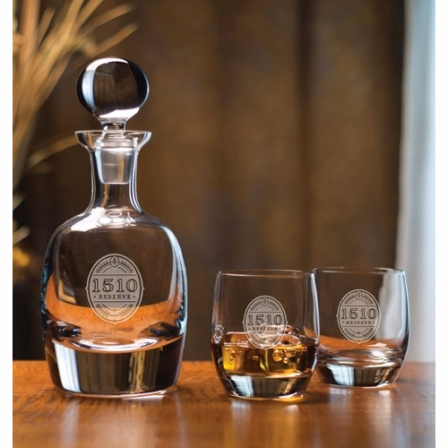 Barrel Decanter Set, 3-Piece