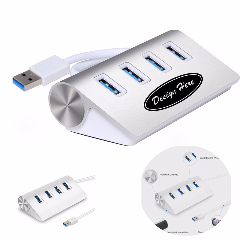 Durable Metal USB 3.0 Hub for Multiple Devices
