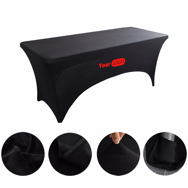 Microfiber Cloth Personalized Elastic Table Cover For Branding