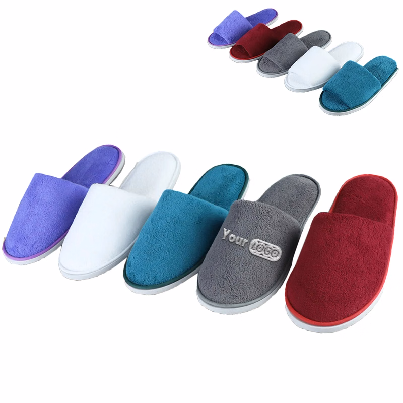 Disposable Solid Color Slippers