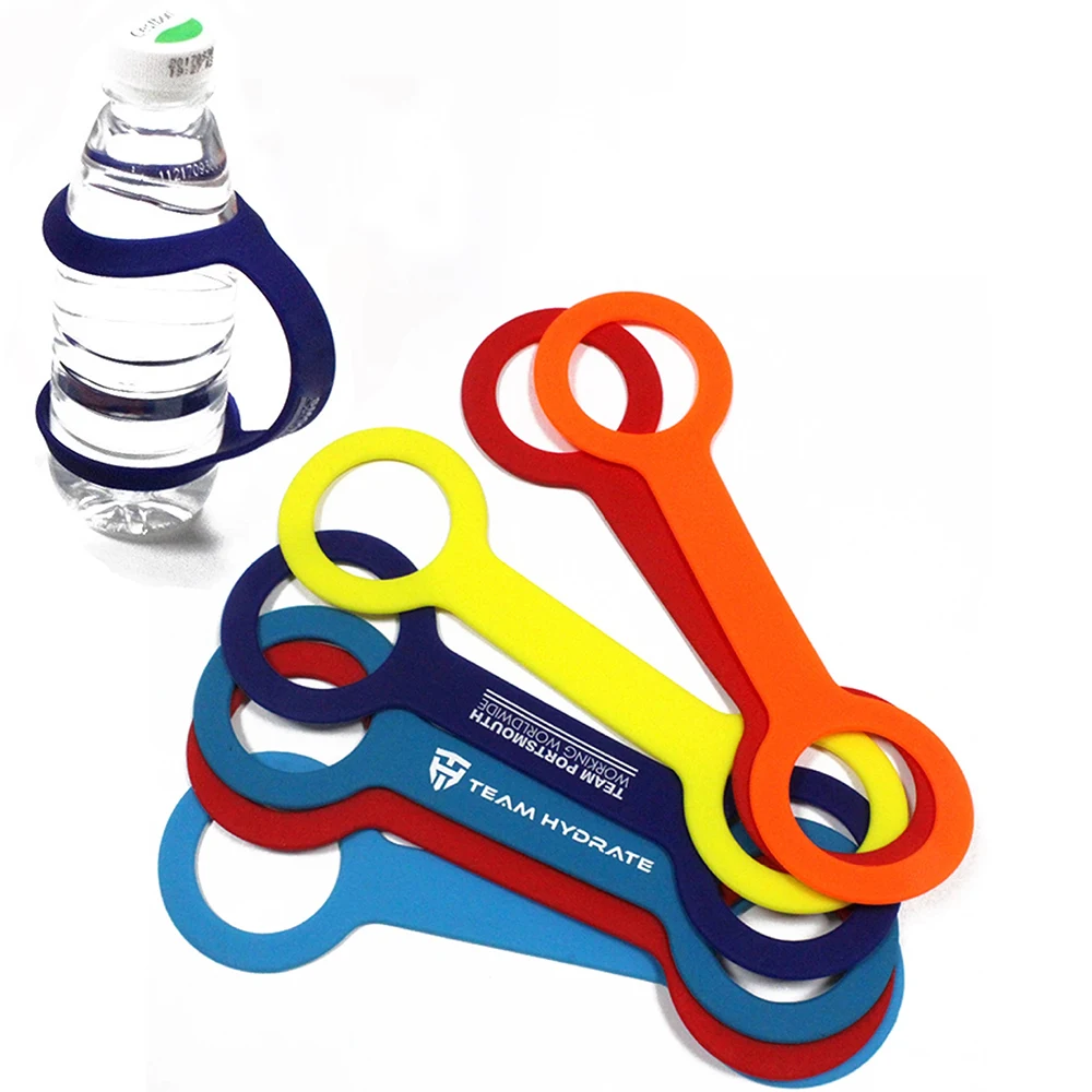 Silicone Water Bottle Band Handle/Holder/Carrier Grip 1