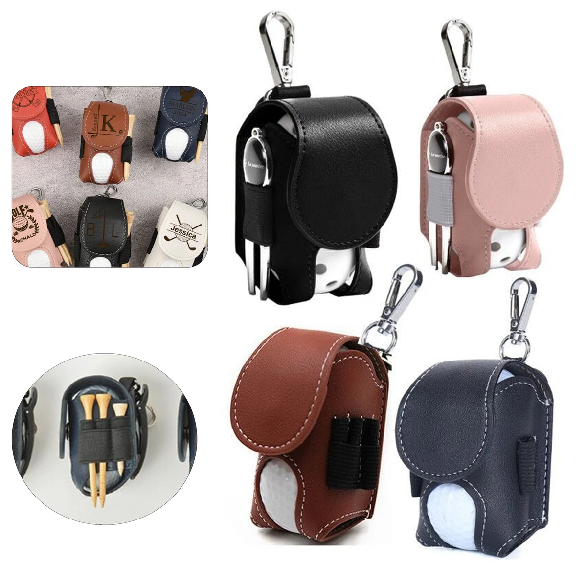 Portable Golf Ball Waist Bag 1