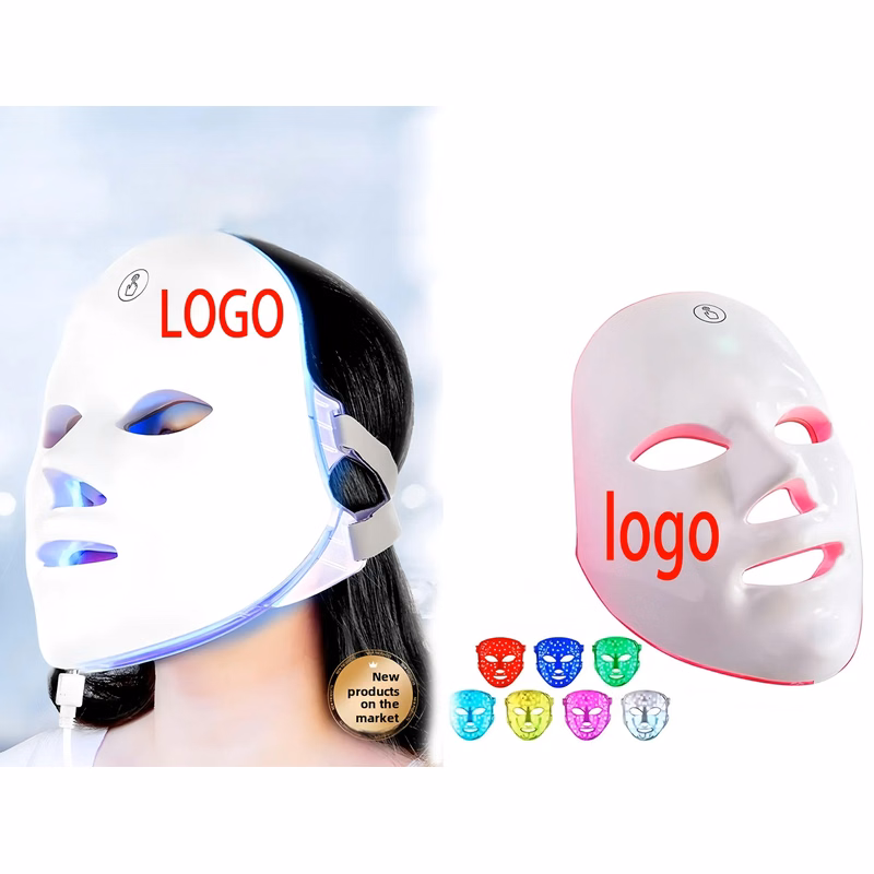 USB Rechargeable 7 Color LED Light Therapy Face Mask
