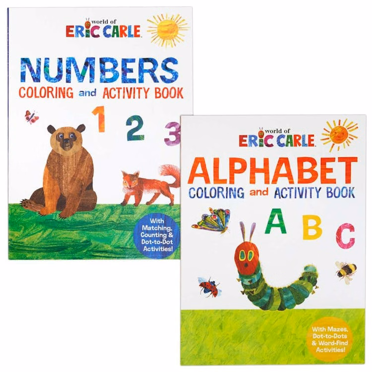 Eric Carle Coloring and Activity Books - Two Titles