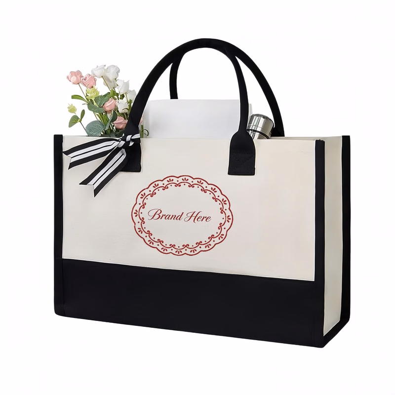 Canvas Tote Bag 17"x12"x6"