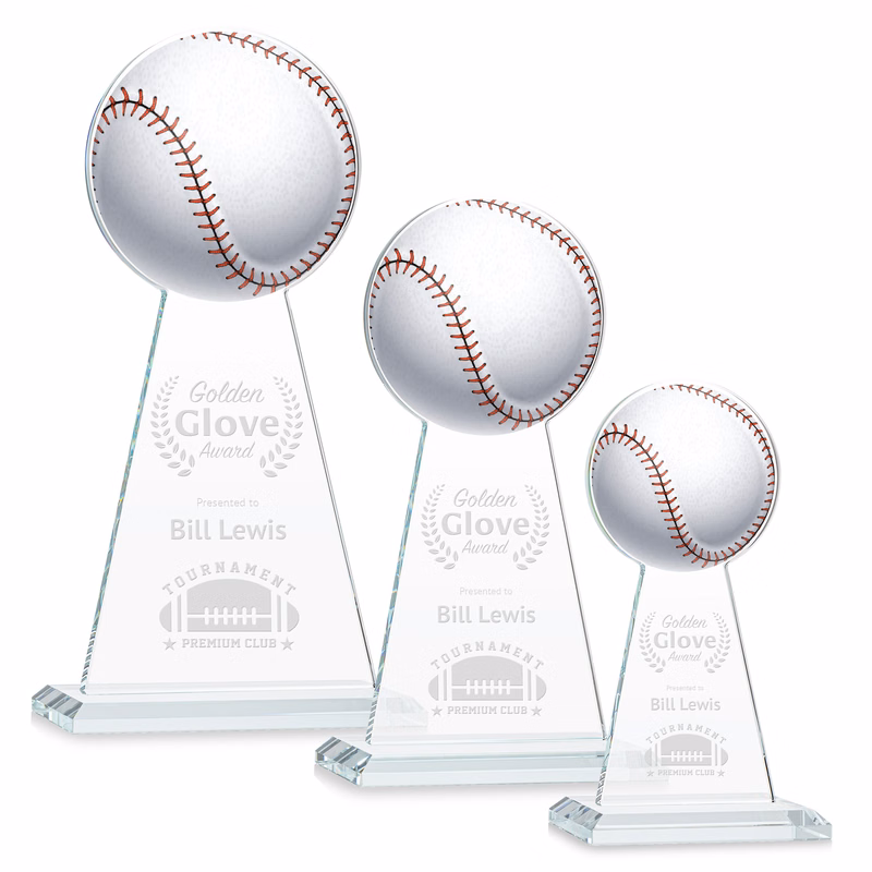 Edenwood Baseball Award - Clear