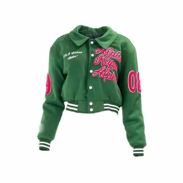 Custom Women's Vintage Varsity Jacket 1