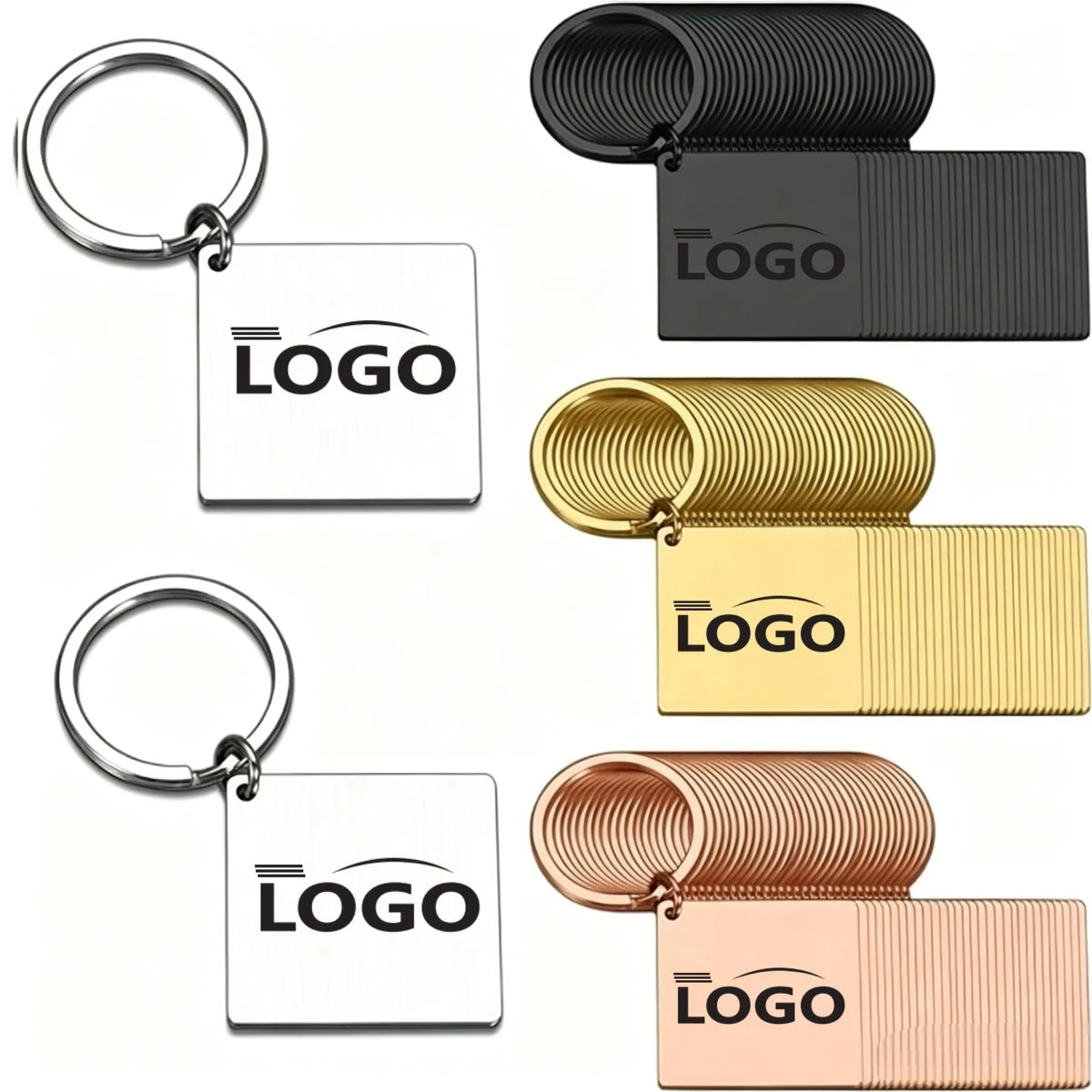 Personalized Metal Key Holder Engraving Tag 1